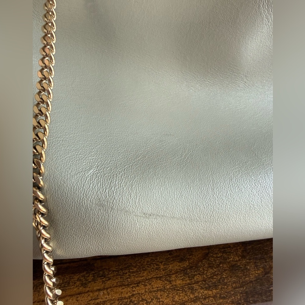 Chloe Baylee Bicolor Leather Two way Hand Bag - Picture 6 of 16